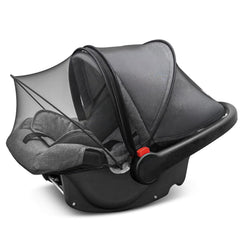 Cheermomo universal car seat canopy front view shows quick secure protection.
