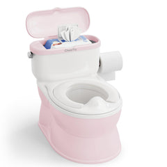 CheerTry 2in1 potty full view emphasizes sturdy, stable design for confident potty training.