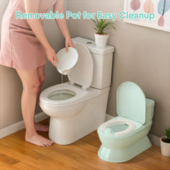 CheerTry 2-in-1 toddler potty detachable seat enables easy use on regular toilets