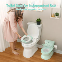 CheerTry 2-in-1 toddler potty realistic flushing sound encourages engagement during training