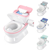 CheerTry 2in1 toddler potty with flushing sounds engages training