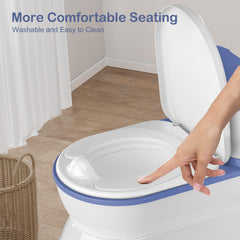 CheerTry detachable soft-seat mode offers comfortable seating on kids' potty.