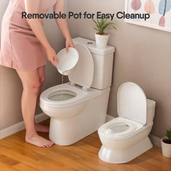 CheerTry potty includes extendable paper holder for organized bathroom routines.