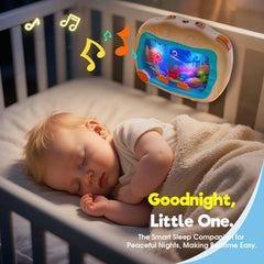 Cheffun Baby Aquarium Toy emits gentle light for peaceful night-time changes