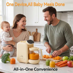 Chefhandy auto and manual blend controls demonstrated for textured meals.