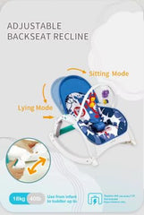 Chekki's infant-to-toddler seat includes a safe, secure harness.
