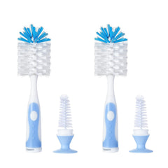Chemimoso long-handled bottle brush reaches tall bottles for thorough cleaning.