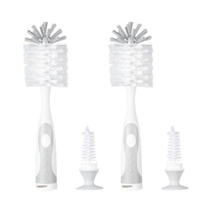 Chemimoso multifunctional cleaning brush bottle brush gray for thorough bottle cleaning.