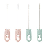 Chemimoso straw brushes 8.8in set for long reach cleaning of hard-to-clean drinkware