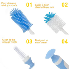 Chemimoso suction cup drainage feature aids fast drying after washing.