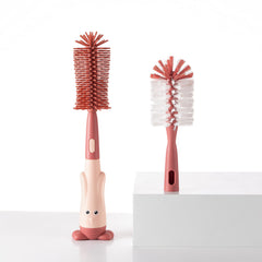 Chemimoso multifunctional brush with rabbit handle for easy bottle cleaning