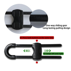 Chengcan cabinet locks installation-step-1 demonstrates tool-free setup for simple use.