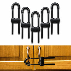 Chengcan cabinet locks product shot highlights sturdy black latches for safer homes.