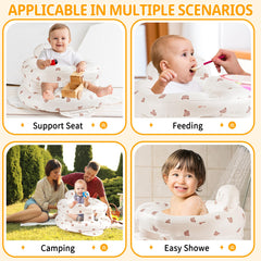 CHEPULA Bear-Large built-in-pump image highlights quick inflation for easy setup