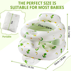 CHEPULA inflatable seat built-in air pump enables fast, tool-free inflation.