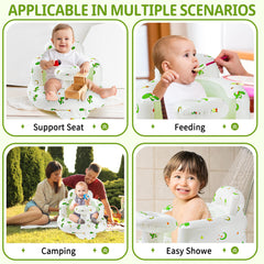 CHEPULA inflatable baby seat built in pump for quick setup.