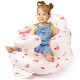 Chepula inflatable baby seat bunny-tray for on-the-go feeding and play