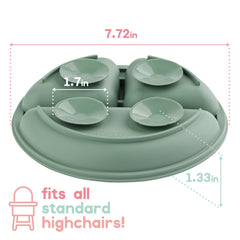 ChériKid suction plates ideal for baby-led weaning setups.