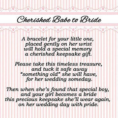 Cherished Moments Babe to Bride cross bracelet cultured-pearls glow with timeless elegance for infant to wedding day