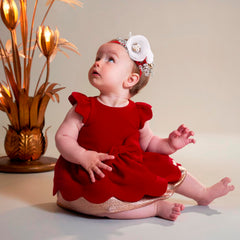 Cherrboll baby headbands flowers colorful set coordinates with outfits.