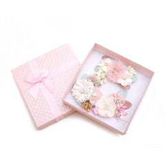 Cherrboll flower clip set sky-blue for toddler outfits and secure wear