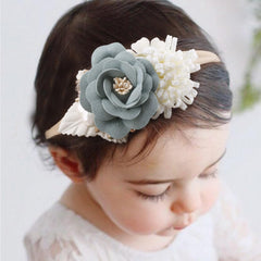 cherrboll flower headbands toddler wear with secure, elastic fit