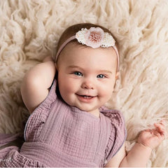 Cherrboll toddler headband styled with outfit for active days