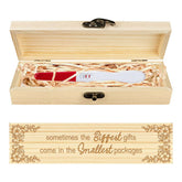 CHGCRAFT pregnancy-test keepsake box with flower corners for memory preservation