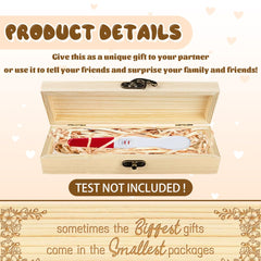 CHGCRAFT wooden keepsake box with premium material and smooth finish