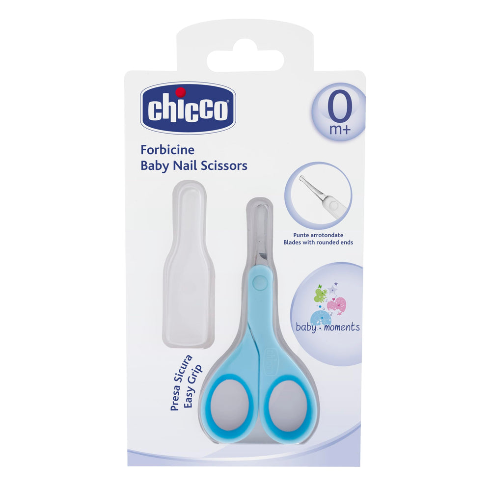 Chicco Nail Scissors curved blades enable gentle newborn nail trims