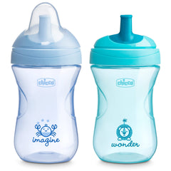 Chicco Sport Spout Trainer front view highlights spill-free learning for beginners.