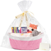 CHICVITA pink basket empty shows compact storage ready for use