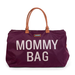 Childhome Original Mommy Diaper Bag opened wide for quick access to baby essentials