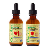 CHILDLIFE ESSENTIALS Gripe Water baby sipping for gentle tummy relief after feeds.