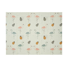 Childlike Behavior baby play mat flamingo design folds for travel-friendly playtime