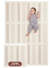 Childlike Behavior XL play mat 72x48 interlocking tiles support cushioned crawls and tummy time.