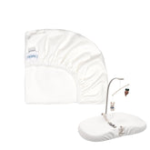 ChildLike waterproof changing pad cover close-up showing leak protection.
