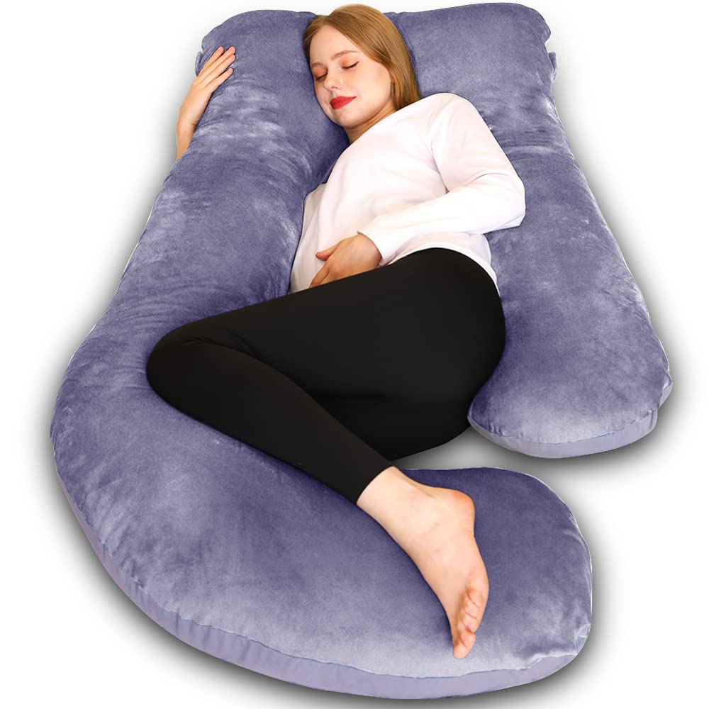 Chilling Home pregnancy pillow U shape 58in full body support for sleep.