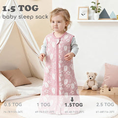 Chilsuessy Sleep Sack two-way zipper view enables quick diaper changes.