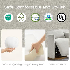 CHITA concave-arc armrests close-up for comfortable breastfeeding positioning