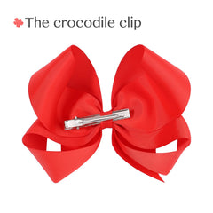 Choicbaby handmade soft grosgrain ribbon bow with gentle texture.