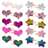 Choicbaby sequins hair pins star add playful sparkle to daily outfits.