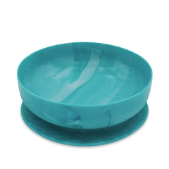 ChooMee Baby Suction Bowl Aqua front view shows large capacity
