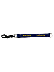 CHU-BUDDY Chubuddy tether clip closeup secures chewables on the go