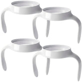 CHUBBIEE baby bottle handles with soft ergonomic grip for easy grasp.