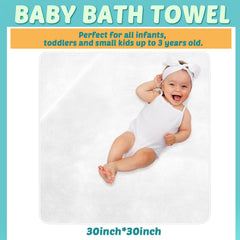 Chumia beige hooded towel provides soft warmth for newborn post-bath
