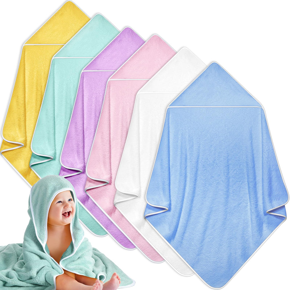 Chumia baby hooded towel in coral fleece provides soft warmth after bath.