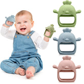 Chumia wrist teether blue for soothing teething and secure grip