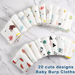 Chumia burp cloths drool-mess use protects outfits during teething and feeding.