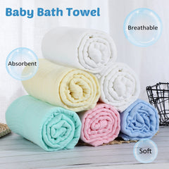 Chumia large towel measures 43x43 inches for wrapping warmth after baths.